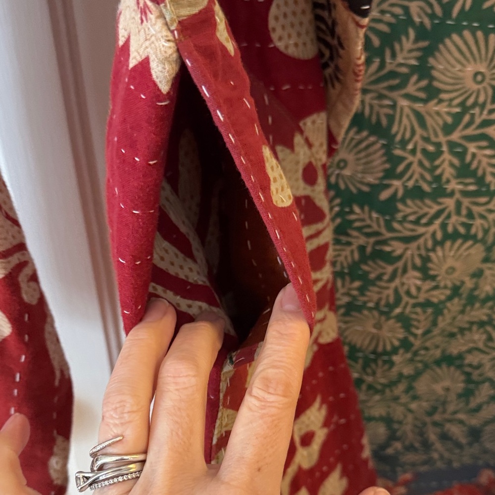 Hand Crafted Multicolor Patchwork Jacket - image 4